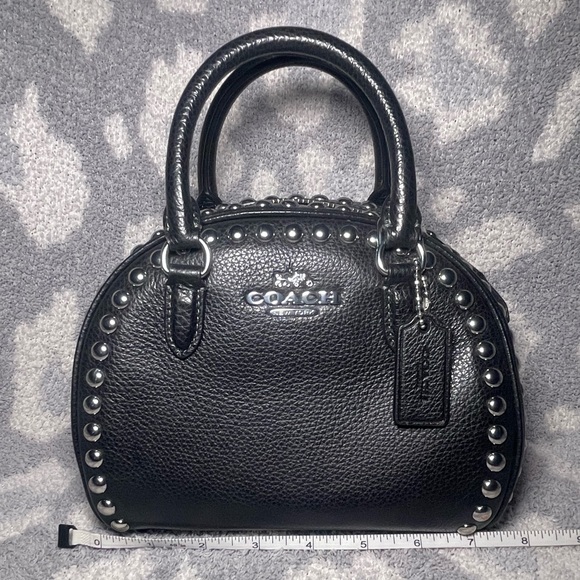 Coach Sydney Satchel With Rivets - Picture 5 of 8